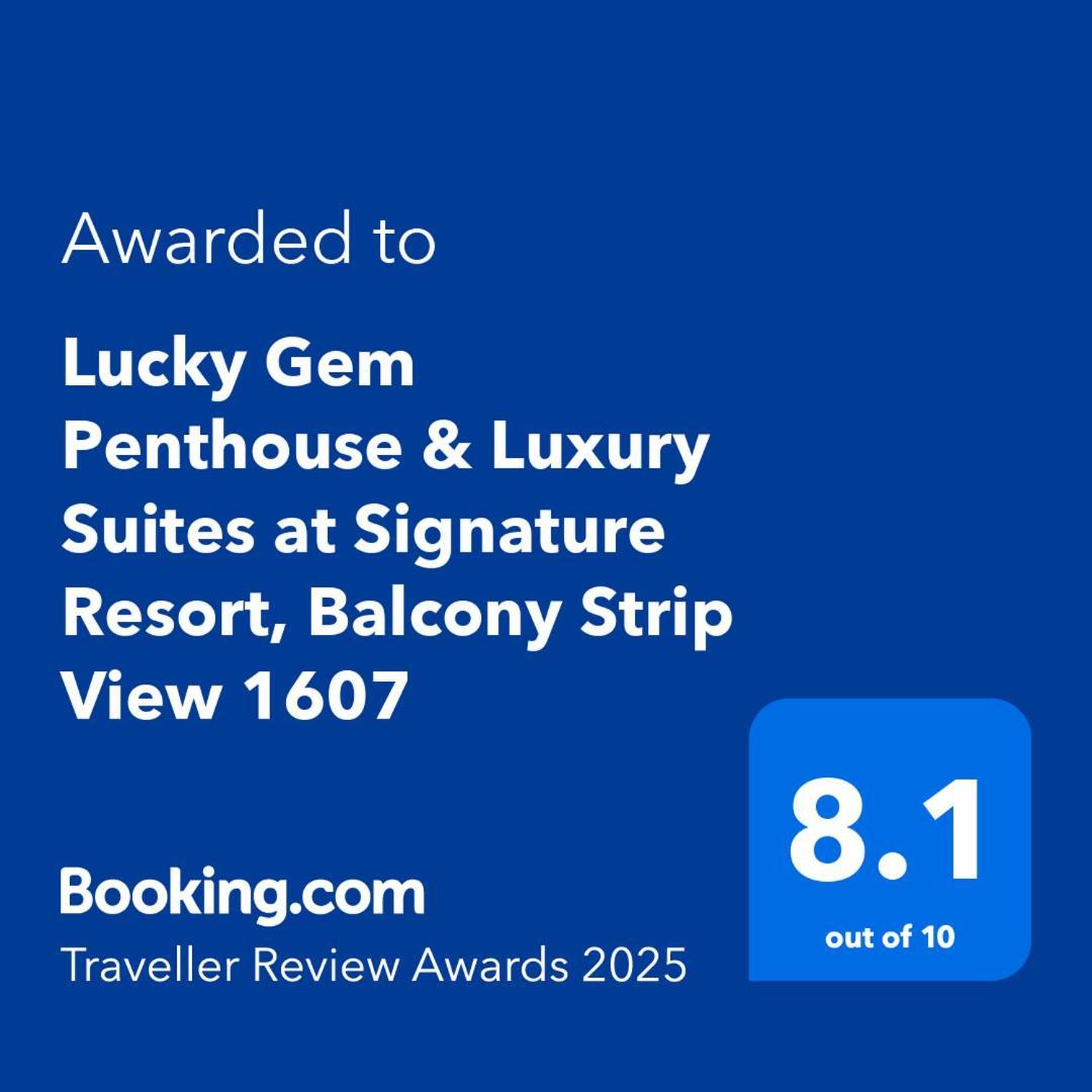 Lucky Gem Penthouse & Luxury Suites At Signature Resort, Balcony Strip View 1607 Las Vegas Zewnętrze zdjęcie